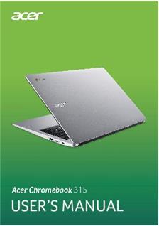 Acer Chromebook 315 manual. Camera Instructions.
